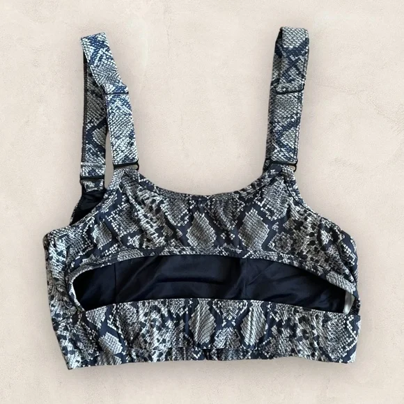 Varley Edris Snakeskin Bra - Picture 2 of 4